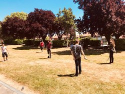  badminton et jeux d'eau 